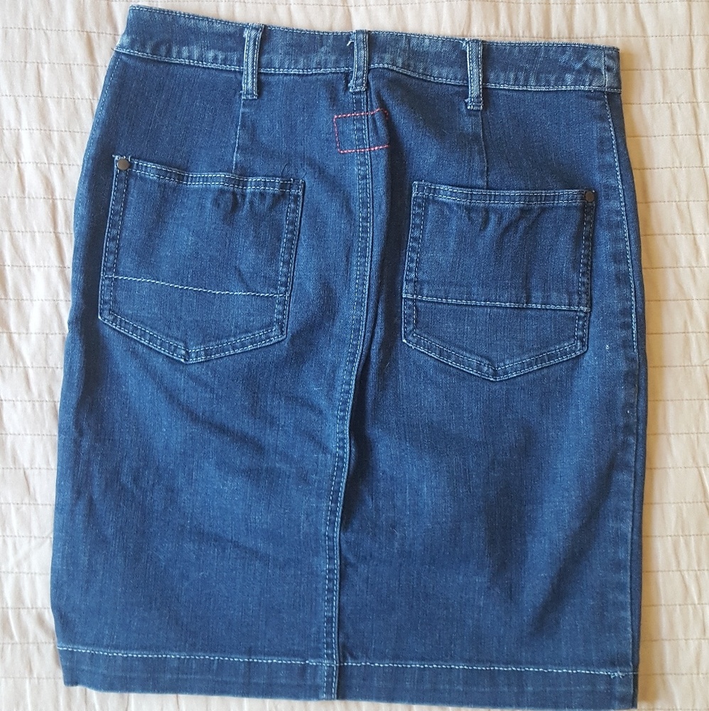 Anthropologie Holding Horses Denim Skirt - Picture 4 of 4